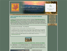 Tablet Screenshot of georgia-mountain-property.com